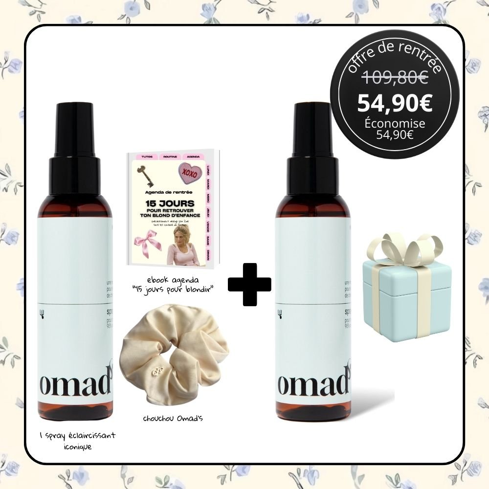 2 Sprays + 1 chouchou + 1 Agenda + 1 cadeau mystère + livraison gratuite - Omad's