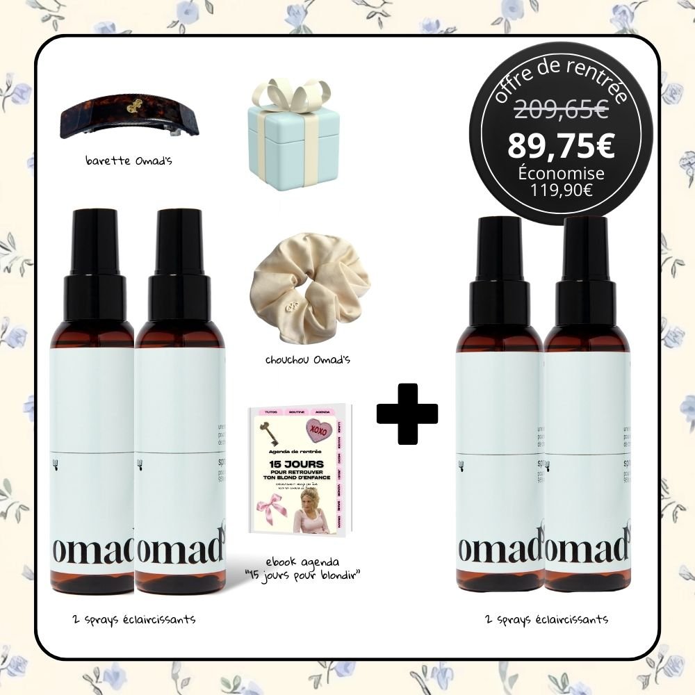 2 Sprays + 1 chouchou + 1 Agenda + 1 cadeau mystère + livraison gratuite - Omad's
