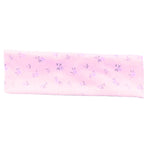 Floral pink headband