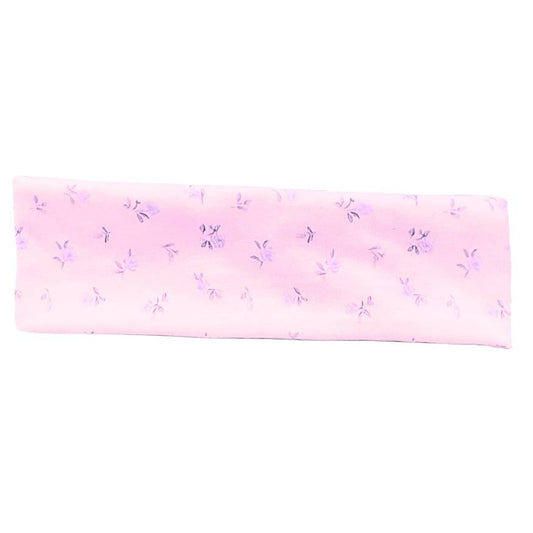 Floral pink headband