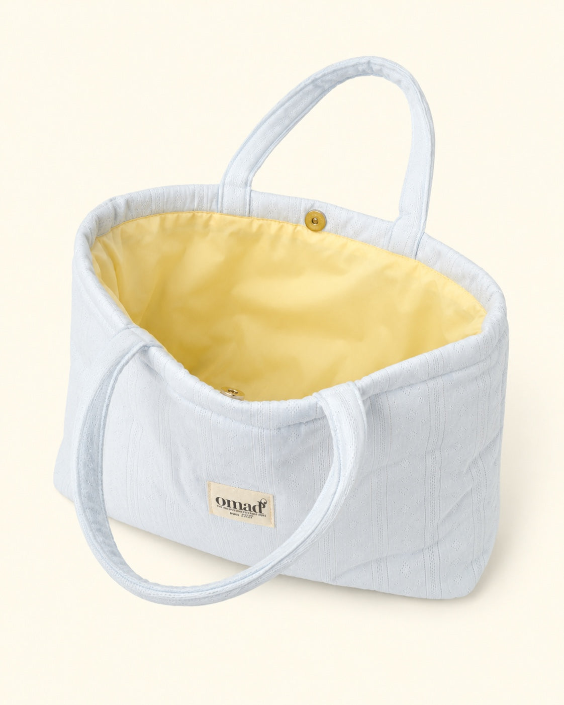 Beach Bag OMAD'S, interieur doublure jaune