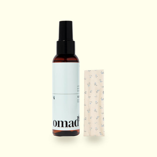 Duo Blond Fleuri : le spray éclaircissant et le bandeau à fleurs OMAD'S