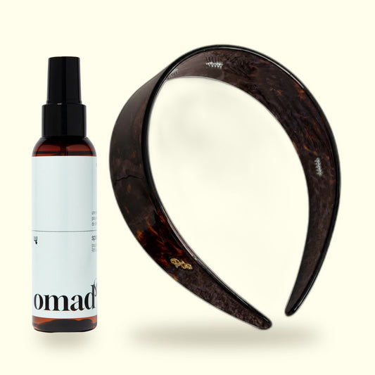 Duo Blond Glamour : le spray éclaircissant et le serre-tête OMAD'S