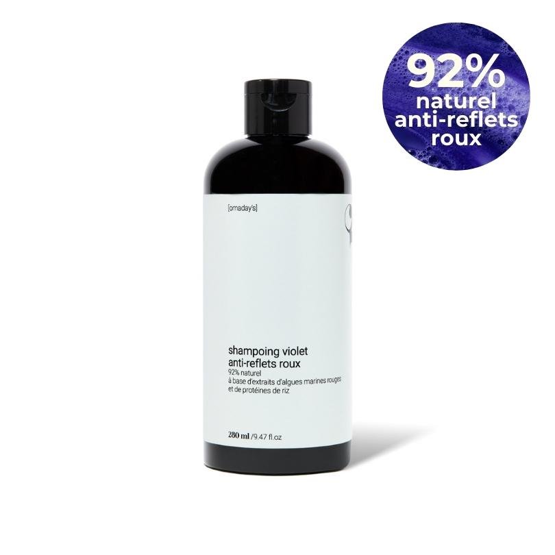 Le Shampoing Violet anti - reflets roux - Omad's
