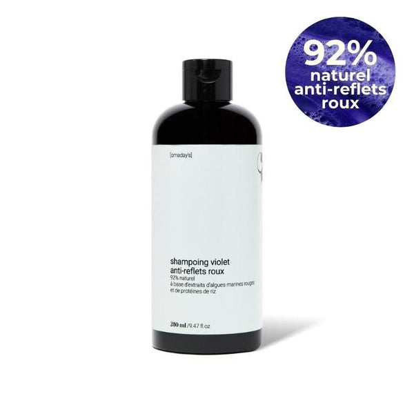 Le Shampoing Violet anti - reflets roux - Omad's