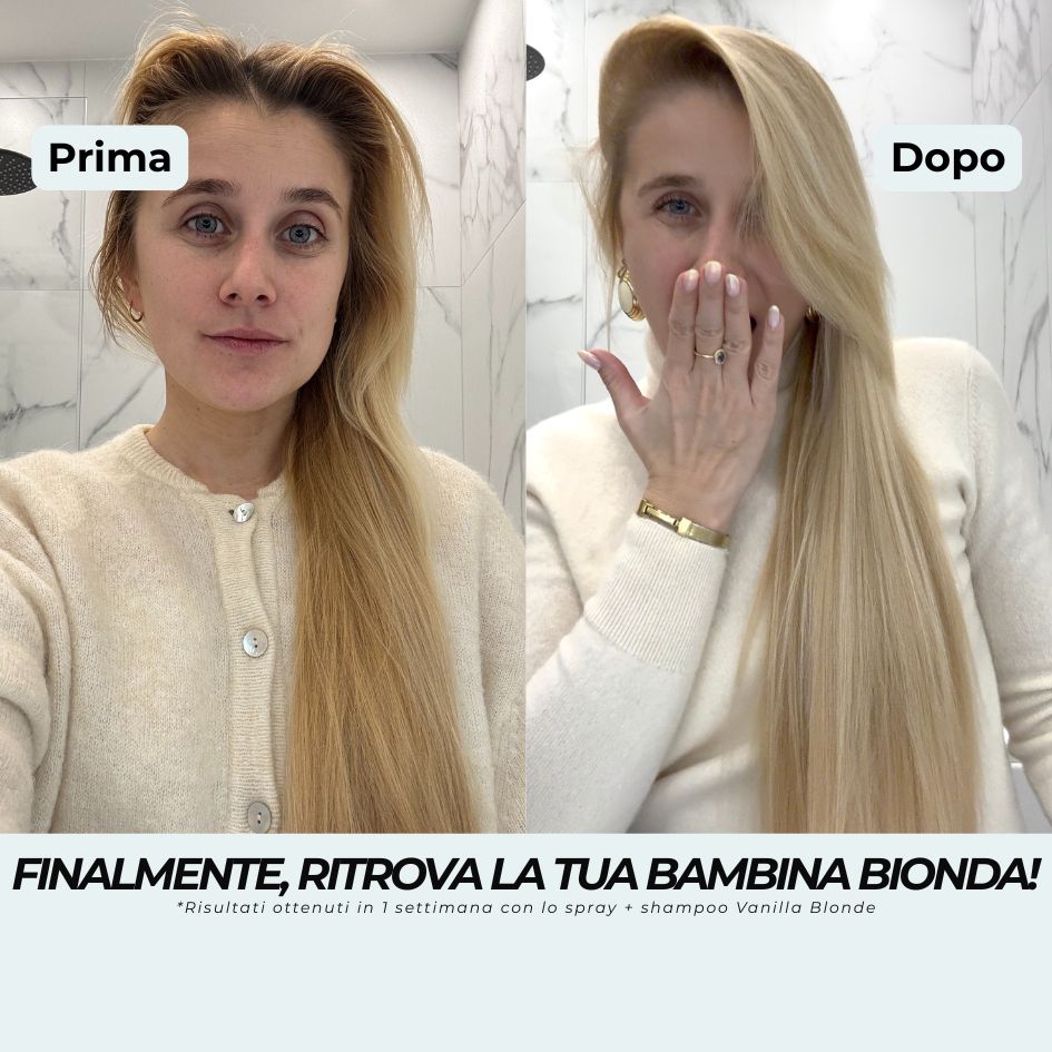 Shampoo biondo alla vaniglia