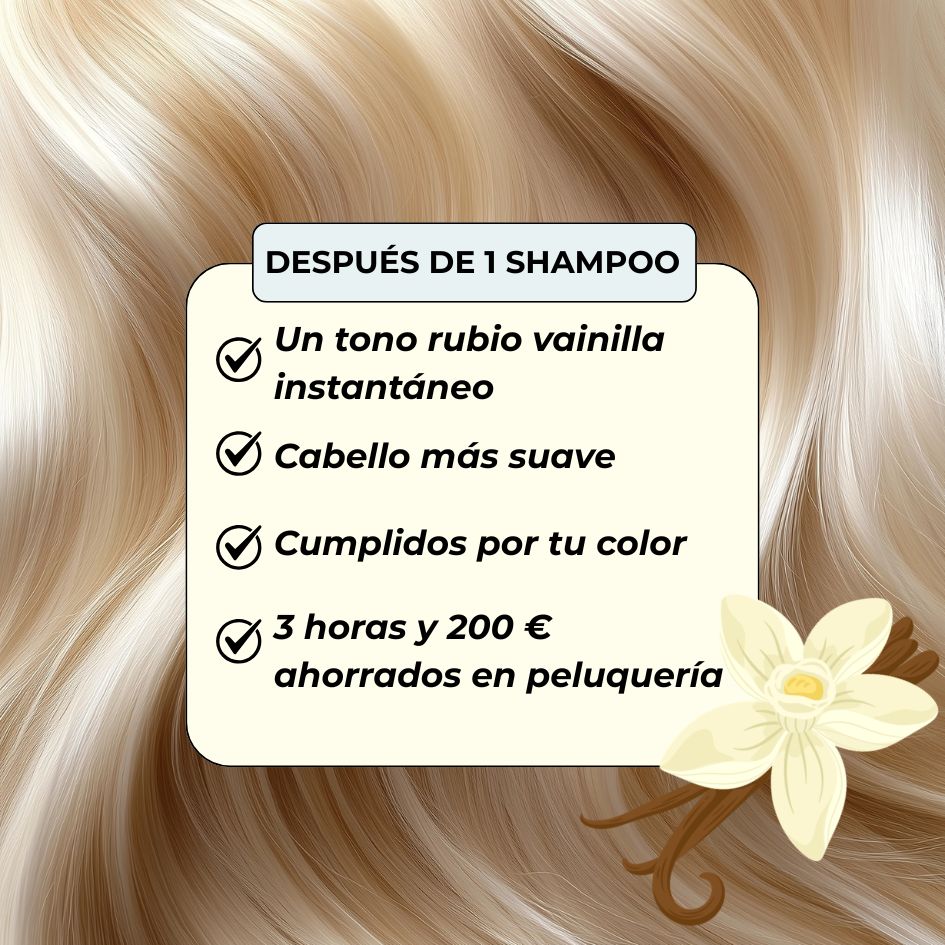 Champú Vainilla Rubio