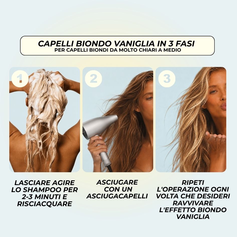 Shampoo biondo alla vaniglia