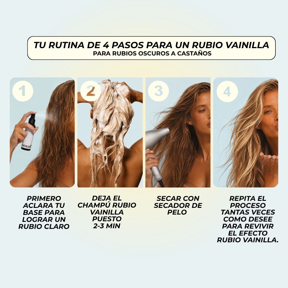 Champú Vainilla Rubio