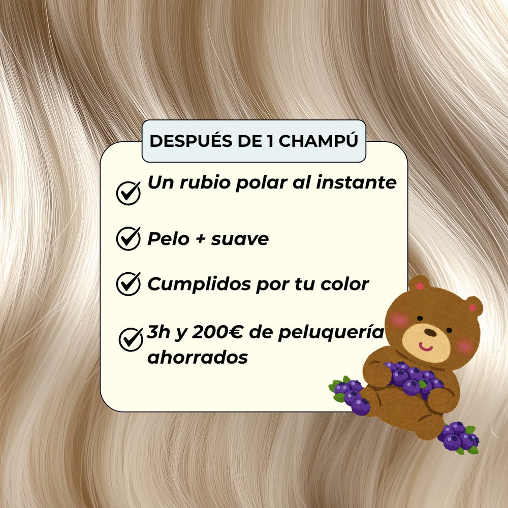 Champú Violeta Antirojeces