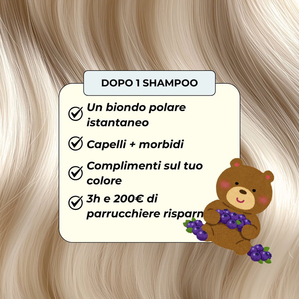 Shampoo antirossore alla violetta