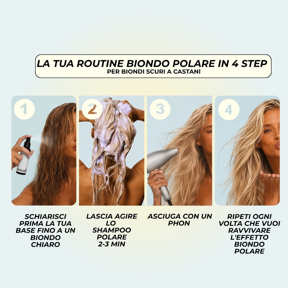 Shampoo antirossore alla violetta