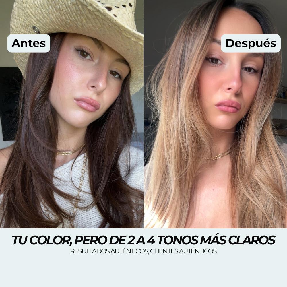 Spray aclarante
