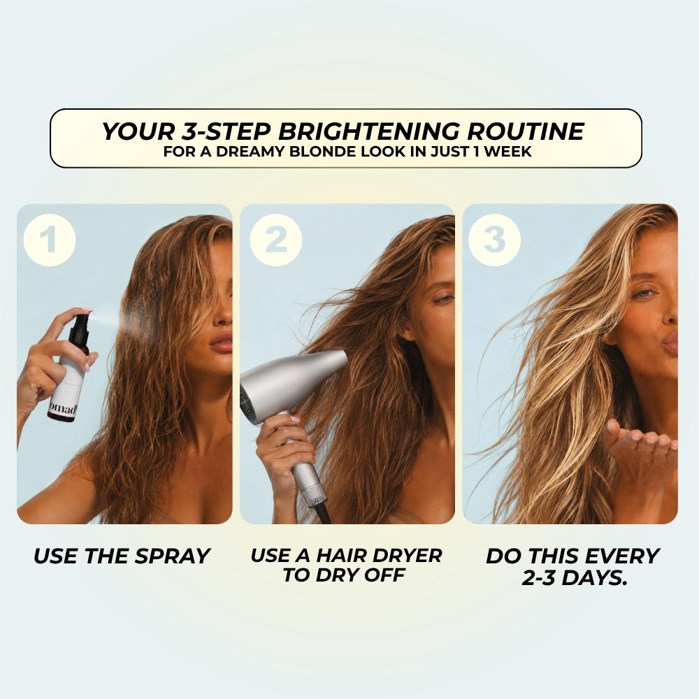 Lightening spray