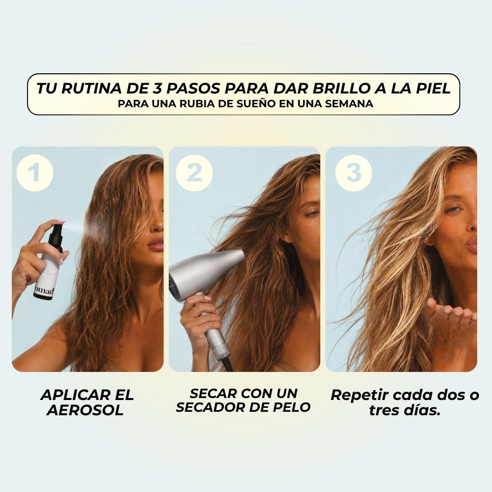 Spray aclarante