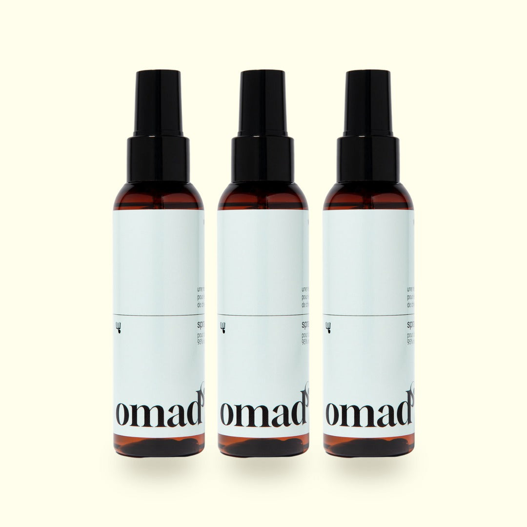Packshot du lot : 3 Sprays éclaircissants