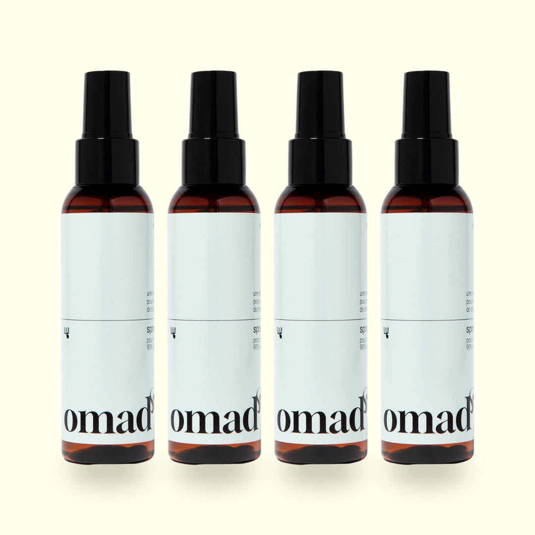 Packshot du lot : 4 Sprays éclaircissants