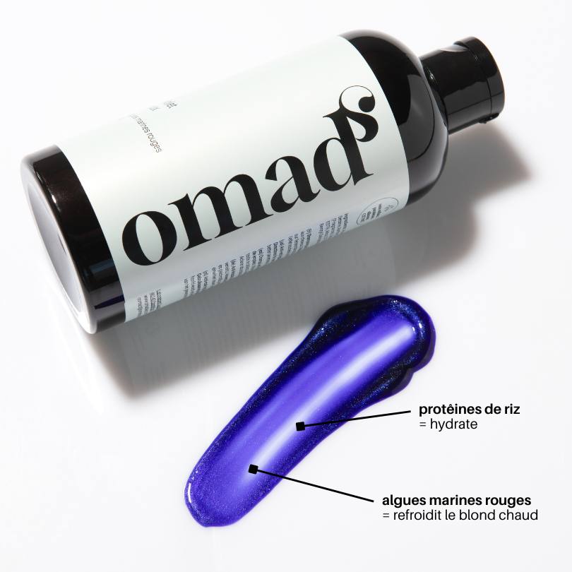 Violettes Shampoo gegen - rote Reflexe - Omad's