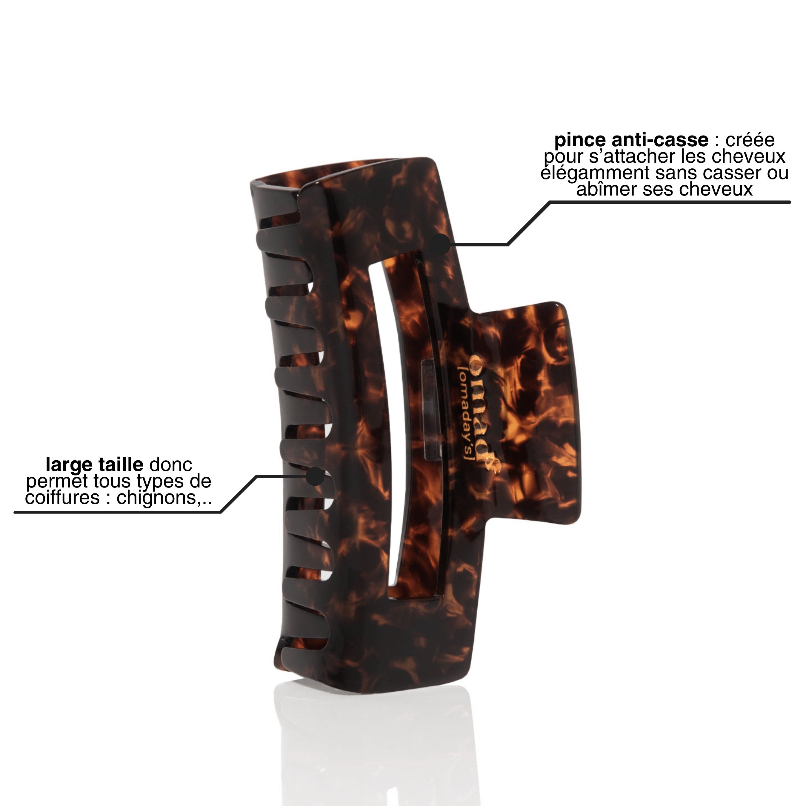 Pinze antirottura per capelli sani e lucenti - Omad's