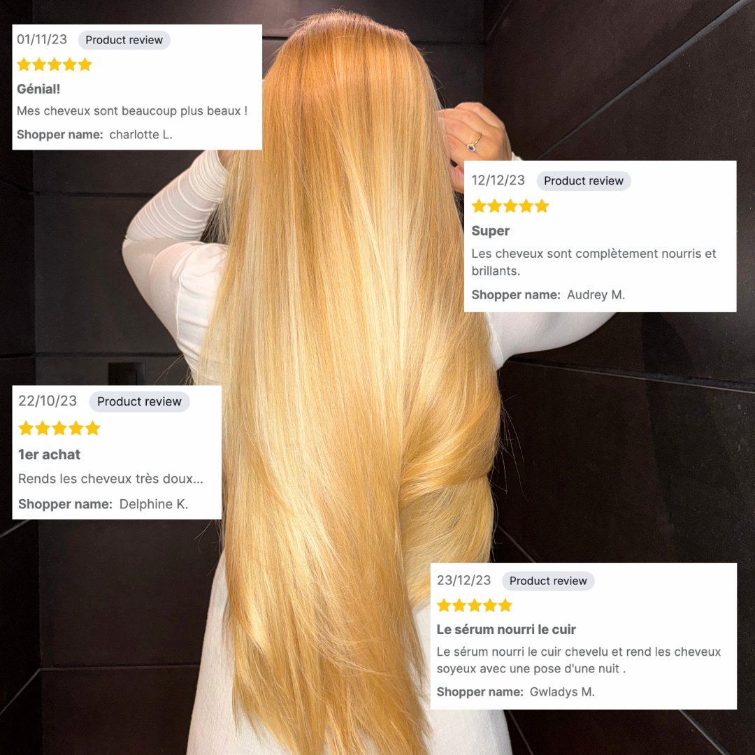 Siero nutriente per capelli luminosi - Omad's